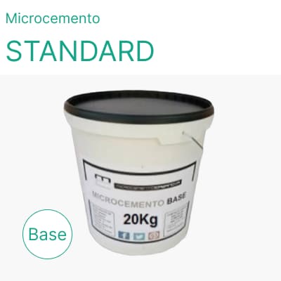 microcemento 20 kilos base standard